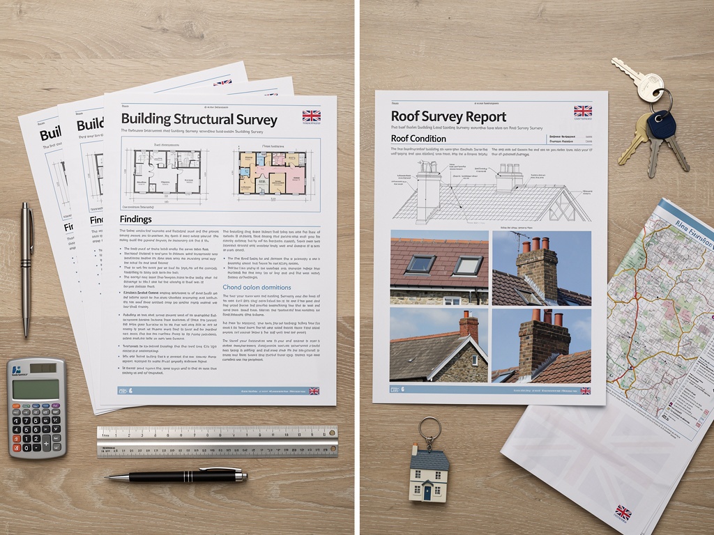 Roof survey vs structural survey comparison